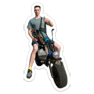 Стикер Газман на пастбище - 1