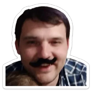 Стикер Газман на пастбище - 3