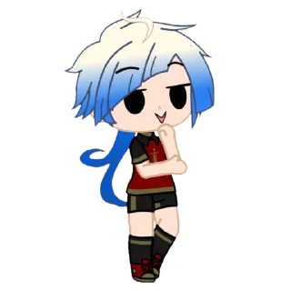 Sticker гача Кайзер💙 от @krrais - 7