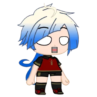 Sticker гача Кайзер💙 от @krrais - 5