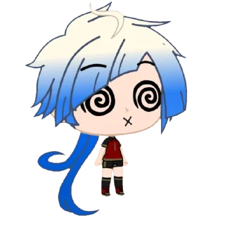 Sticker гача Кайзер💙 от @krrais - 11