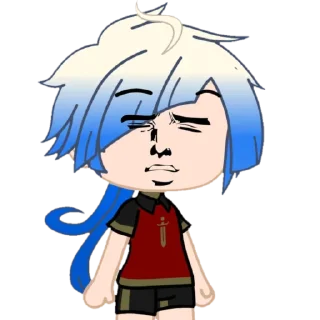 Sticker гача Кайзер💙 от @krrais - 10