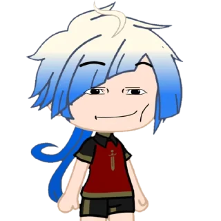 Sticker гача Кайзер💙 от @krrais - 2