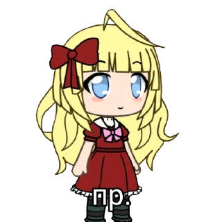 Стикер гачимучи с элис😘 @tuchkaem - 2