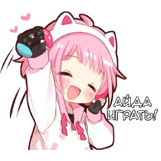 Стикер Игрок-тян - @tg-sticks - 6