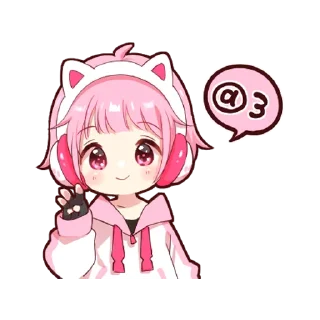 Стикер Игрок-тян - @tg-sticks - 0