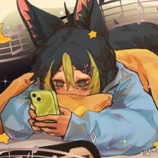 Sticker ☆𝚃𝚒𝚐𝚑𝚗𝚊𝚛𝚒 𝚊𝚗𝚍 𝙲𝚢𝚗𝚘☆ - 0