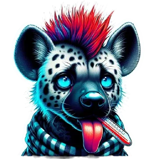 Стикер Garrett Hyena @praedator666 - 4