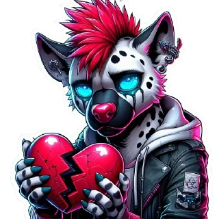 Стикер Garrett Hyena @praedator666 - 10