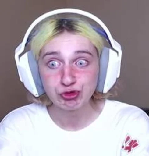 headphones human face headset