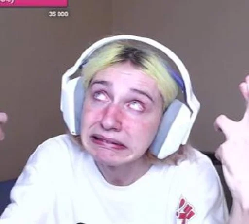 headphones human face person