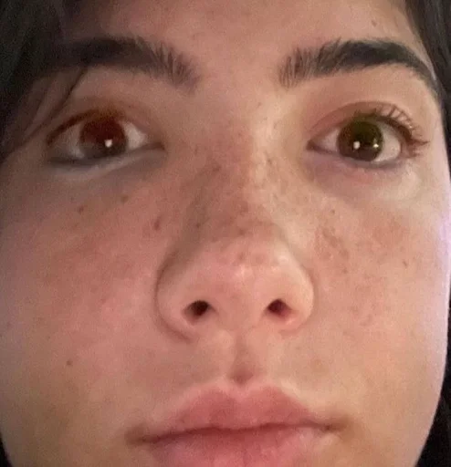 human face eyelash skin