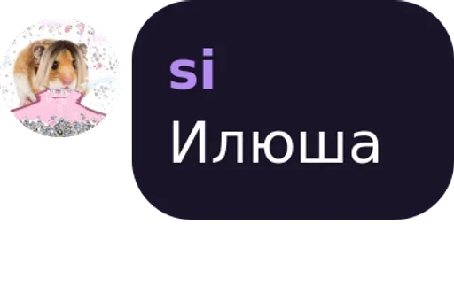 СМС животное хомяк