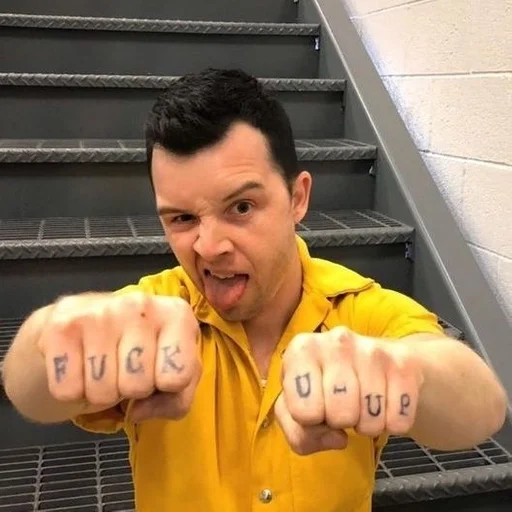 person human face clothing