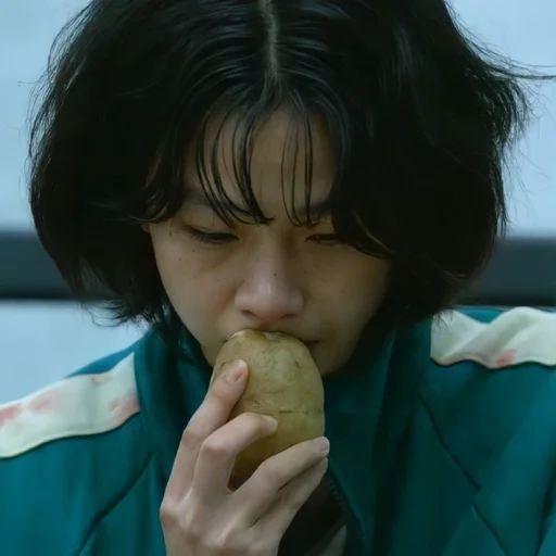 person human face fast food