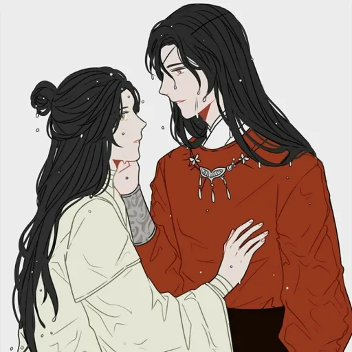 anime illustration human face