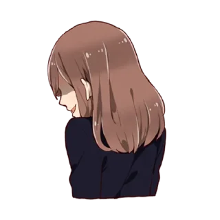 Стикер Гениальная Тян - @tg_sticks - 10