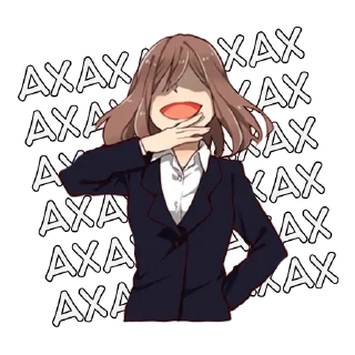 Стикер Гениальная Тян - @tg_sticks - 7