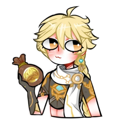 Sticker Геншин Импакт @nyasticks - 11