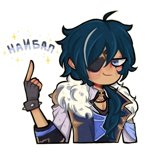 Sticker Геншин Импакт @nyasticks - 2