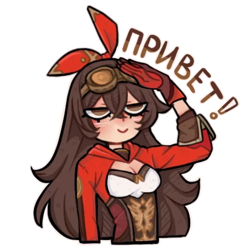 Sticker Геншин Импакт @nyasticks - 0