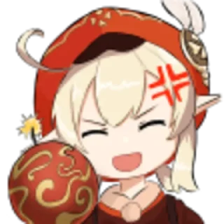 Стикер Klee × Рыцарь Искорка - 1