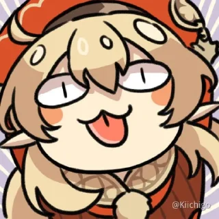 Sticker Genshin Impact emotes - 3