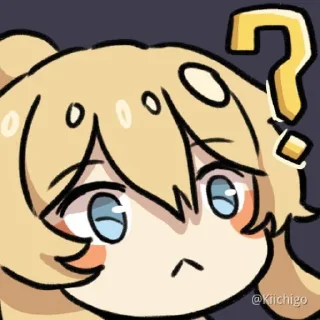 Sticker Genshin Impact emotes - 9