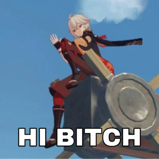 Стикер @hiiyxn's genshin memez - 6