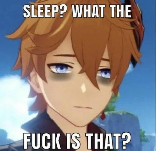 Стикер @hiiyxn's genshin memez - 2