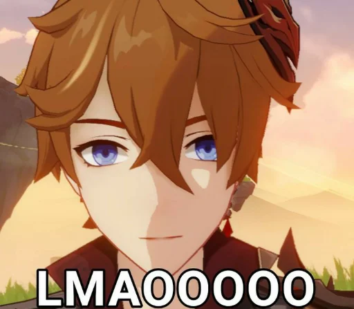 Стикер @hiiyxn's genshin memez - 1