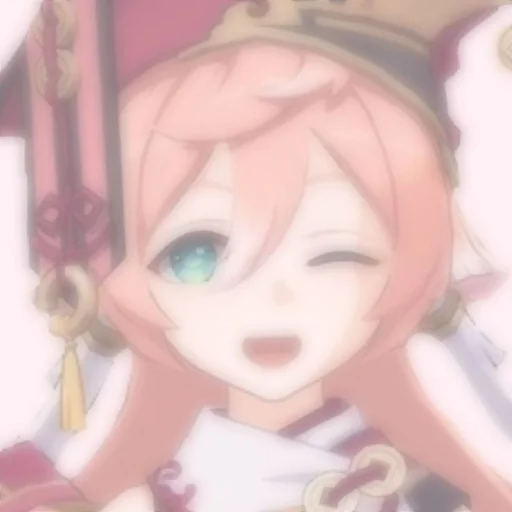 cartoon anime human face