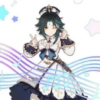 Sticker хорни геншин - 6