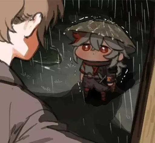 Стикер Геншин курит | @genshix - 0