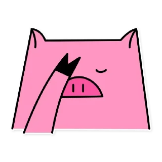 Стикер German the pig - 9