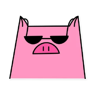 Стикер German the pig - 11