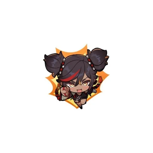 Стикер Genshin Impact chibi @anime_sticks :: @fStikBot - 9