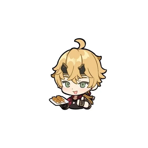 Стикер Genshin Impact chibi @anime_sticks :: @fStikBot - 6