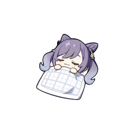 Стикер Genshin Impact chibi @anime_sticks :: @fStikBot - 0