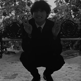 Sticker taehyung dark soft - 4