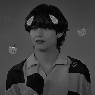 Sticker taehyung dark soft - 0