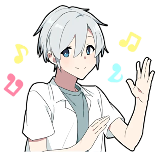 Стикер Призрак-кун @nyasticks - 9