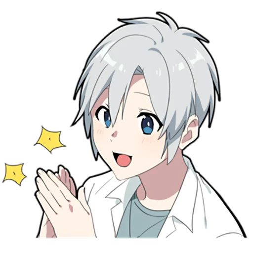 Стикер Призрак-кун @nyasticks - 8