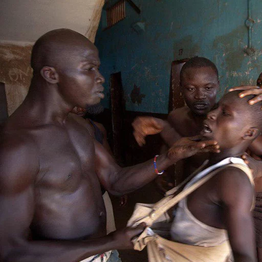 person human face chest