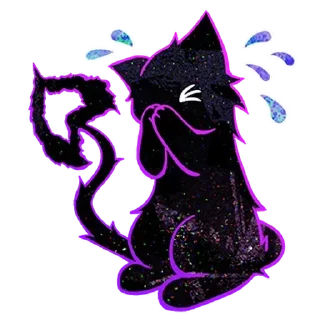 Sticker Ghozcat Purple @MoiStikiBot - 6
