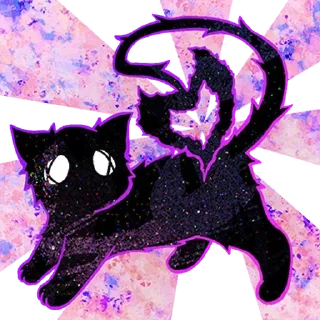 Sticker Ghozcat Purple @MoiStikiBot - 0