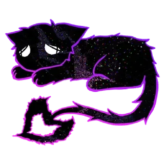 Sticker Ghozcat Purple @MoiStikiBot - 7