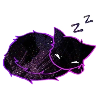 Sticker Ghozcat Purple @MoiStikiBot - 4