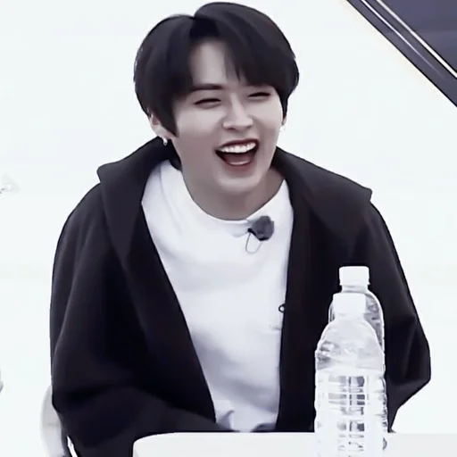 bottle person human face