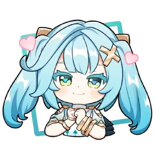 Sticker GI & H:SR sticker pack by svitanokk (stickers by 久方 on pixiv) - 9